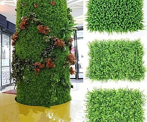 Green Artificial Plant Grass Wall- Eucalyptus