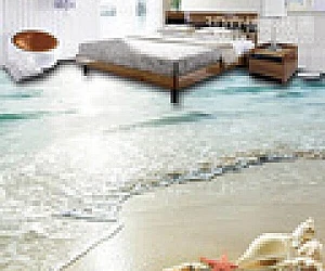 3d Bedroom Seaworld Floor Tile